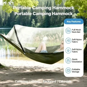 Camping Hammock with Mosquito Net
