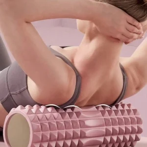 Pink Foam Yoga Massage Roller