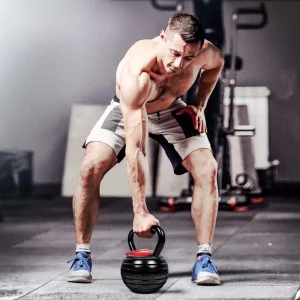 Adjustable Kettlebell Set, 20–40 LB Weight Set,